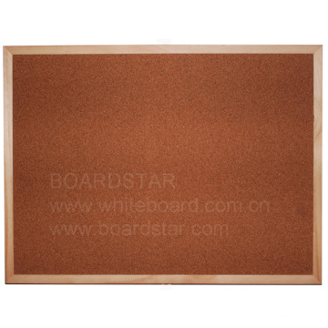 Natural Wood Framed Cork Board (BSCLO-W)